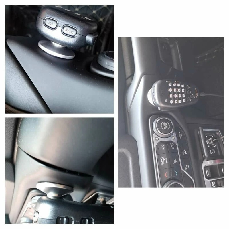 Mount Base CB Radio Mic Magnetic Mount Holder For Jeep