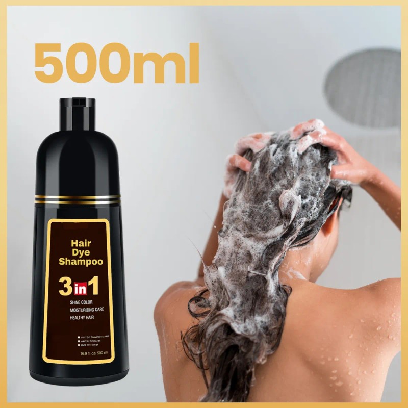 Shampoo Y Tinte Instantneo Cubre Canas Natural Jengibre F