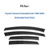 IG Window Visor for Toyota Tacoma Extended Cab 1995-2004, Rain
