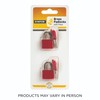 STATUS Travel Brass Padlock | Plastic Coated Key Padlock Pack