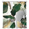 Cinbloo Green Boho 72Wx84H Shower Curtain Extra Long Mid Century
