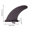 Eabdice Surfboard Sup Fin Black Stand Up SUP, Paddleboard Fins