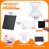Aertiavty 200 Pcs Fridge Magnets Making Kit, 1.2 Inch Glass
