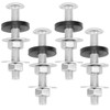 4 Pack THU833-A Toilet Seat Bolts Hardware Kit Compatible with