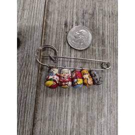 Russian Nesting Doll Brooch Family