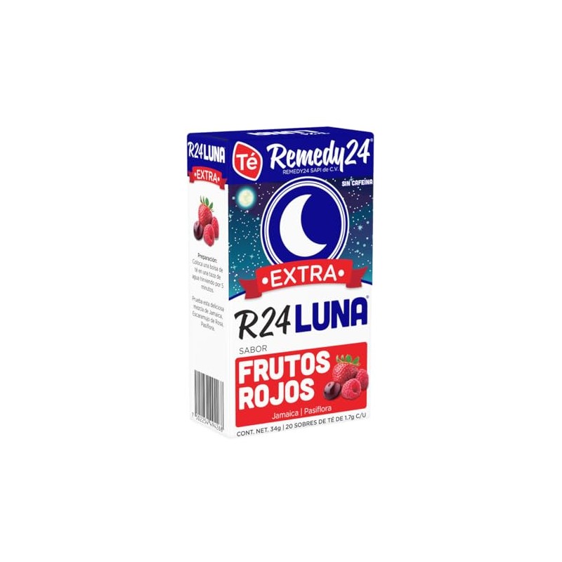 Remedy24 Luna Extra Frutos Rojos Sobres Gramos