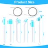 XANGNIER Ice Machine Cleaner Brush Kits,Countertop Ice Maker Cleaning Tools