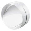 NESVENT Connector with Backdraught Shutter 100mm - 4 inch Non-Return