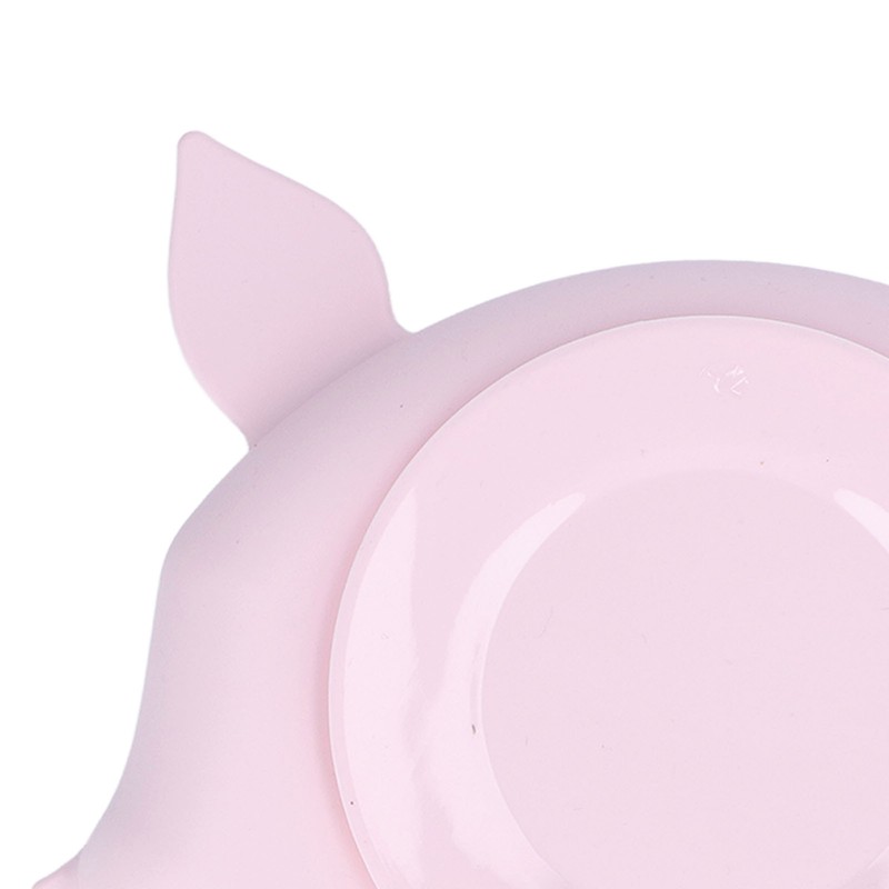 Baby Suction Plate Cute Fox Shape Non Toxic Safe 3