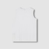 Jaju [JAJU] Women's Slub Sleeveless T-Shirt_White