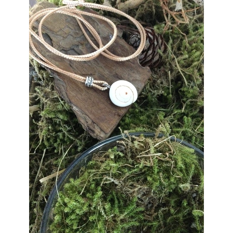 ⊹⊱✿ SHIVA MUSCHEL HALSBAND ✿⊰⊹ Schlangenlederoptik Kette Halsband unisex mit