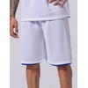 1 Set of Men's Reversible Basketball Jersey and Shorts, Double-Sided