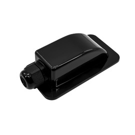 Zayin ABS Single Solar-Cable-Entry-Gland-Housing Cable Entry Plate 3mm to 12mm Solar Single Cable Entry Gland Box for RV roof Waterproof,Boats,Yacht,Roofs（Black）