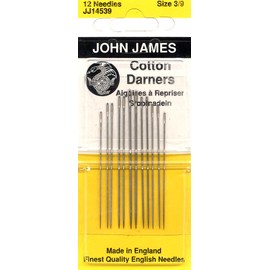 Cotton Darners Hand Needles-Size 3/9 12/Pkg