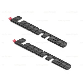 Toyota 2pc Limited Blackout Emblem Overlay fit Toyota Tacoma Tundra 4Rrunner  OEM