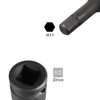 TOP-VIGOR Impact Hex Bit Socket, 1/2" Drive x H11 (11mm)
