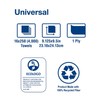 Tork Multifold Hand Towel Natural H2, Universal, 100% Recycled Fibers,