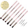 HVSWLY 210 PCS Makeup Brush Label Stickers,Waterproof Brush Name Labels,Self-adhesive