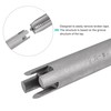 uxcell Tap Extractors M16 / 5/8" (Metric/Inch), 4 Flutes Broken