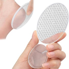 Glass Foot File 8-Shaped Rough and Smooth Sides Callus Remover Feet Heel Scrubber Dead Skin Scraper Pumice Stone Professional Pedicure Tools for Women and Men (1PCS)
