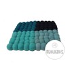 Maharanis Fairtrade Felt Coasters Pot Coasters 4 Shades of Blue
