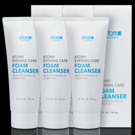 1+1+1 애터미 프리미엄 폼클렌징 부드럽고 세정력좋은 클렌징폼 1+1+1 Atomy Premium Foam Cleansing - Gentle and Effective Cleansing Foam, 150ml × 3개