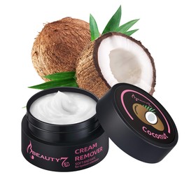 Beauty7 Cream Remover Wimpernverlängerung für individuelle Wimpernverlängerungen, antiallergisch und geruchlos, 5 g, Kokosaroma