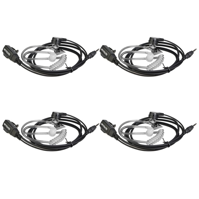 Retevis RB48 Walkie Talkies Headset with Mic 1 Pin 2.5mm,