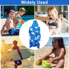 BITOYO Bath Poncho with Hood, Extra Large Towel Kids Microfibre