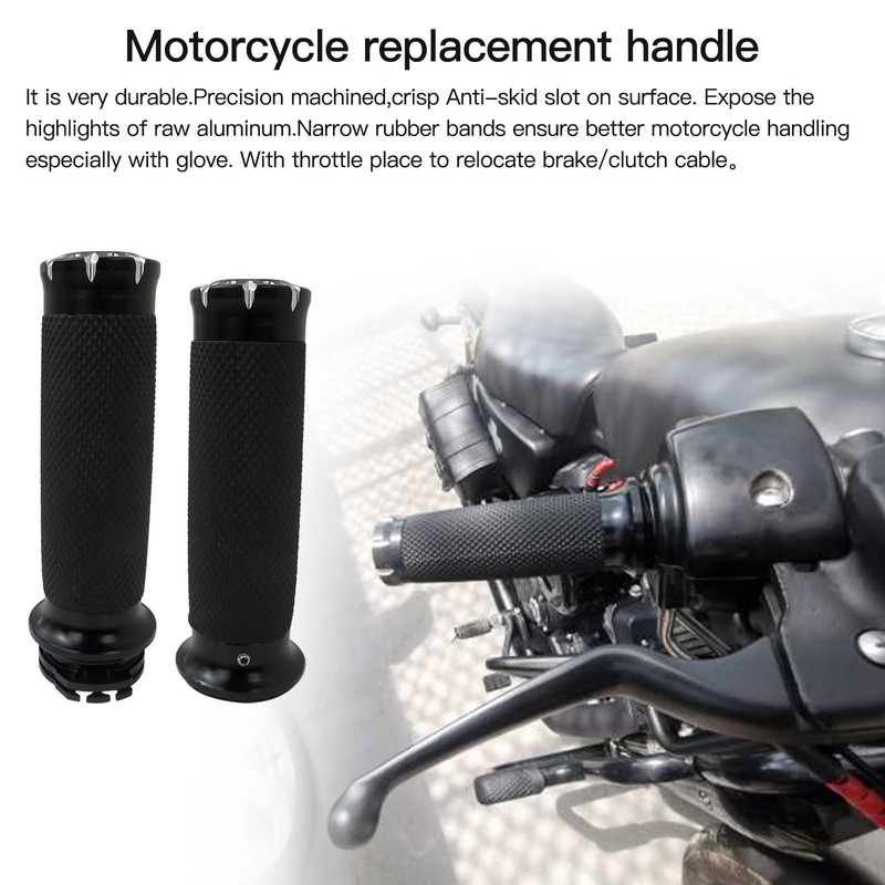 1 Pair 1" Motorcycle Hand Grips Fit for Suzuki Boulevard