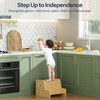 HOOBRO Step Stool for Kids, Two Step Toddler's Stool, Kids