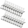 G-MODELL Clothespins, Stainless Steel, Strong, Windproof, (Pack of 20, Large)