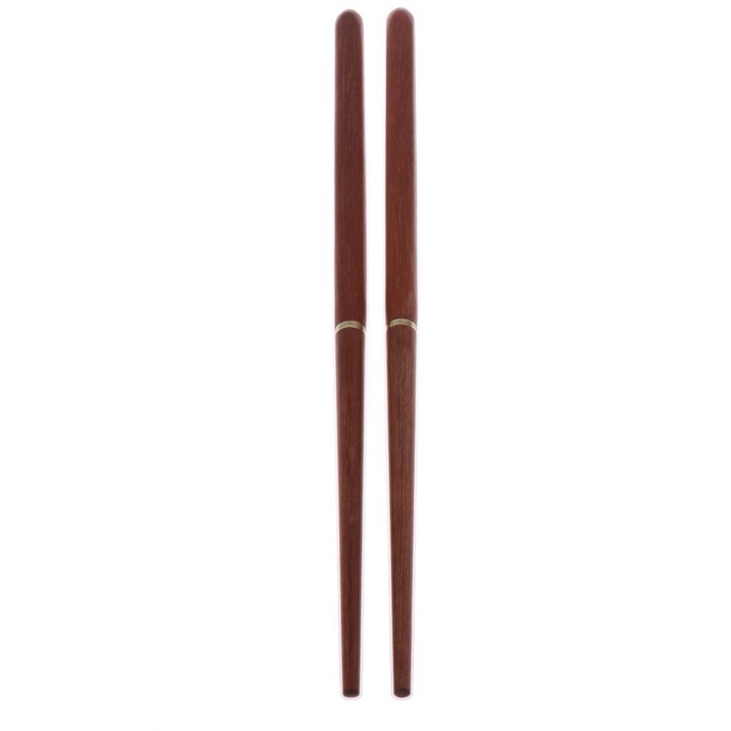 Tenlacum Folding Chopsticks Wooden Portable Chopsticks with Carry Bag for