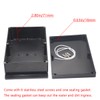Raculety Project Box ABS Black Electrical Boxes IP65 Outdoor Waterproof
