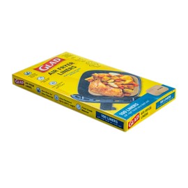 Glad Air Fryer Liners, Nonstick and Heat Resistant, Food Grade Material, Suitable for Round and Square Air Fryers, Air Fryer Accessories, 6.5" x 6.5" - 100 Count