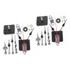 LALAFINA 4 Sets DIY Clock Movement Mechanism Kit of Replaceable