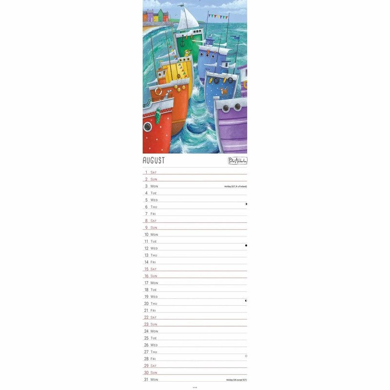 Carousel Worldwide, Peter Adderley 2026 Slim Wall Calendar