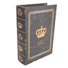 Book Shape Storage Box Large Capacity Wooden European Style Decorative