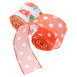 Operitacx 2 Rollen Osterband Lösungsaufhänger Lichtquelle Glühbirnen Hochleistungssaugnäpfe geschenkverpackung Osterfest Dekoration ostern dekoratives band fröhliche osterbänder Polyester