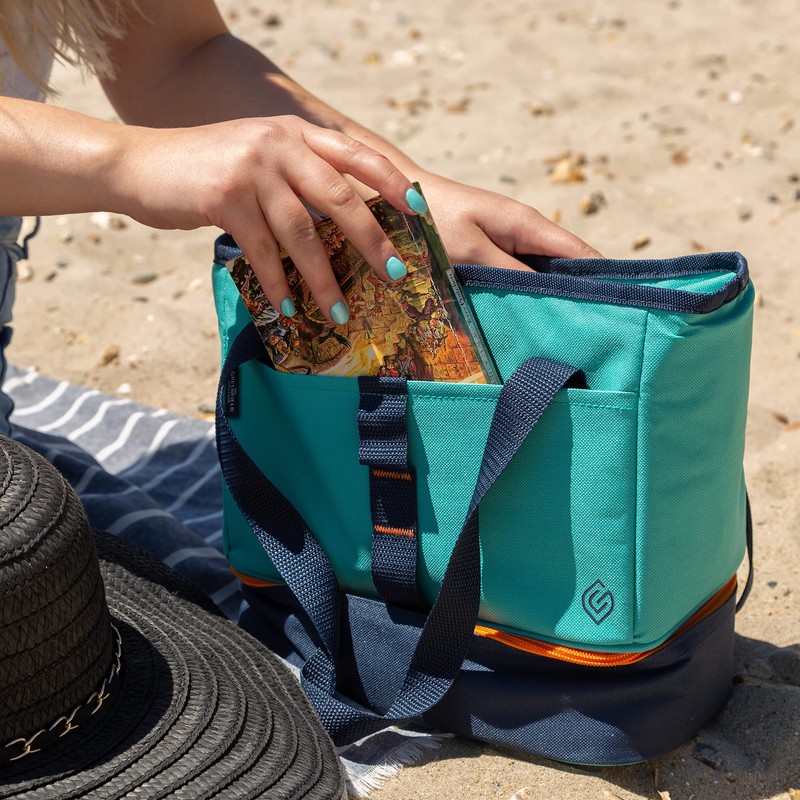 Coast Small 13L Tote Cooler Bag - Insulated Multi-Compartment Picnic
