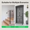 VIVOSUN Outdoor Handrail, 2 Step Stair Handrail, 22" x 39"