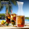 Plastic Juice Carafe with Lids (Set of 4) 50 oz