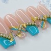 Blue Signature Handmade Nail Tips - Square L / 블루