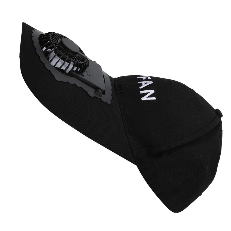 Portable USB Rechargeable Fan Hat Adjustable Adult Unisex Sun UV