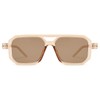 LJCZKA Retro 70s Square Sunglasses for Men and Women, Classic