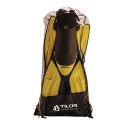 Tilos Getaway Snorkeling Fins Open Heel Fins (Yellow, ML/XL (9-13))