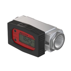 Walston Industrial GH-5640 Digital Fuel Meter 3/4 Inch, Heavy Duty Fuel Meter for Diesel, Gasoline, Kerosine, Lubricants, 3/4" NPT