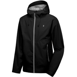 Little Donkey Andy Men's Waterproof Rain Jacket High-Perfomance Lightweight Rain Shell for Golf Hiking Black L