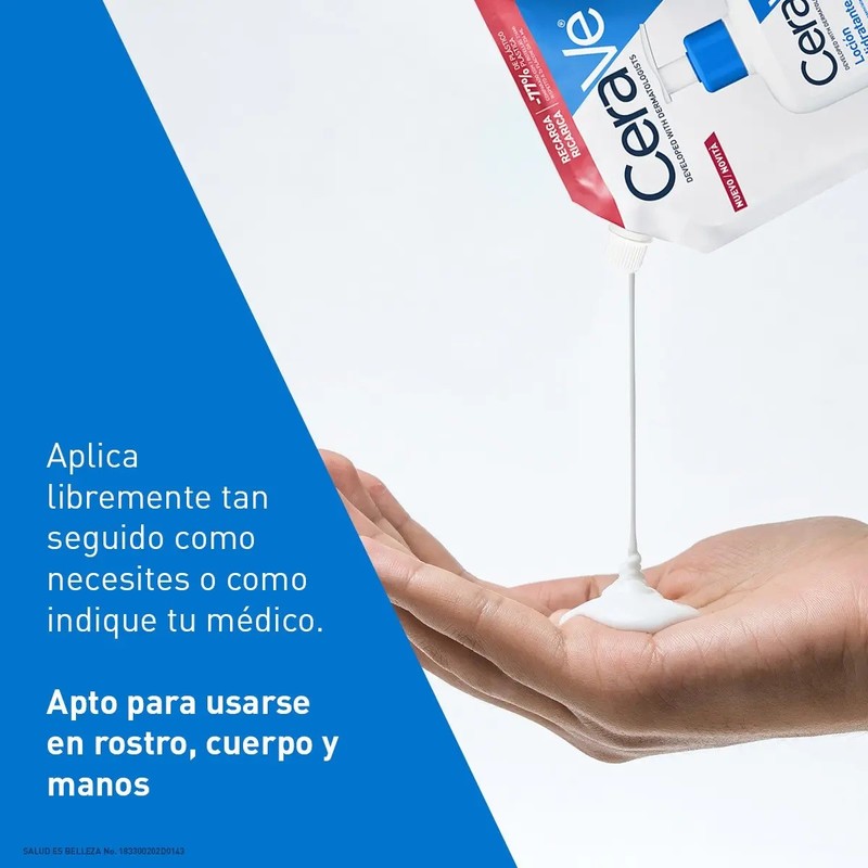 Cerave Refill Loción Hidratante de piel normal a seca 473ml.