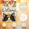 Fall Welcome Garden Flag Rustic Autumn Holiday Garden Flag 12x18